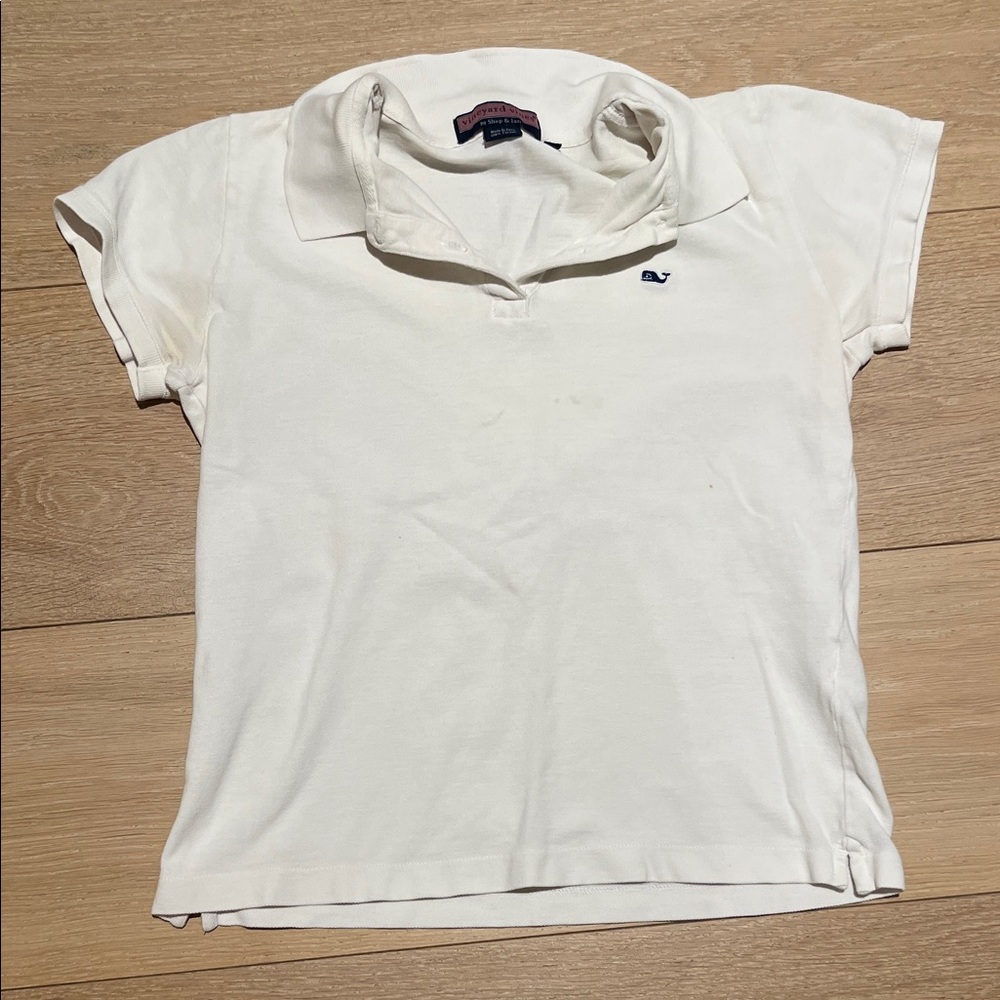 Vineyard Vines Kids White Polo Shirt